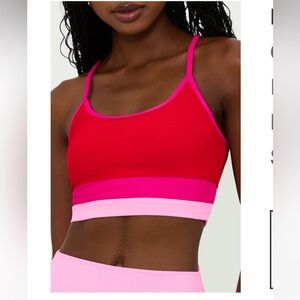 NWT Beach Riot GUMDROP COLOBLOCK EVE BIKINI TOP Size S